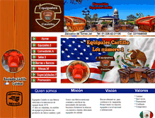 Tablet Screenshot of equipalescastillo.com